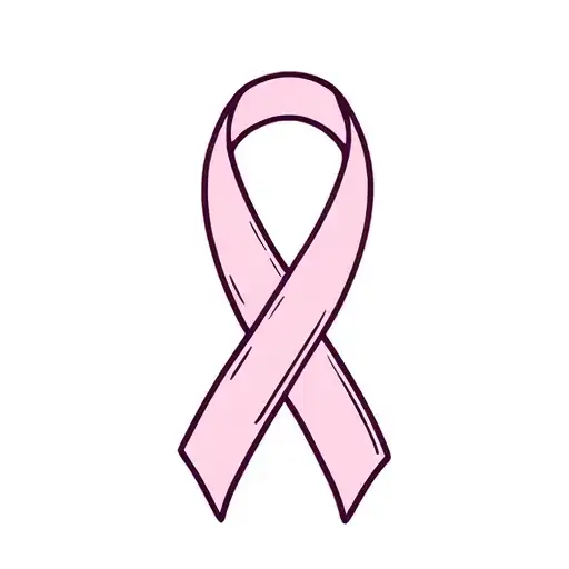 Breast Cancer Ribbon Honoring Sister