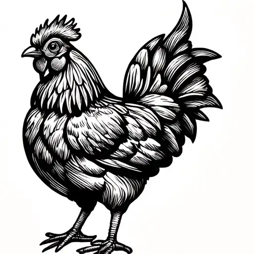 Chicken Hen Simple