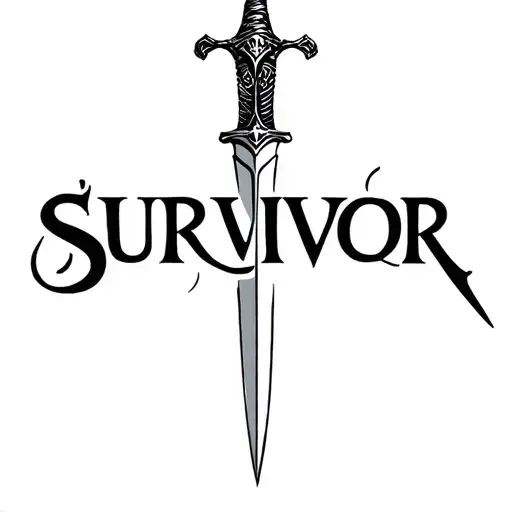 Dagger Stabbing The Word Survivor