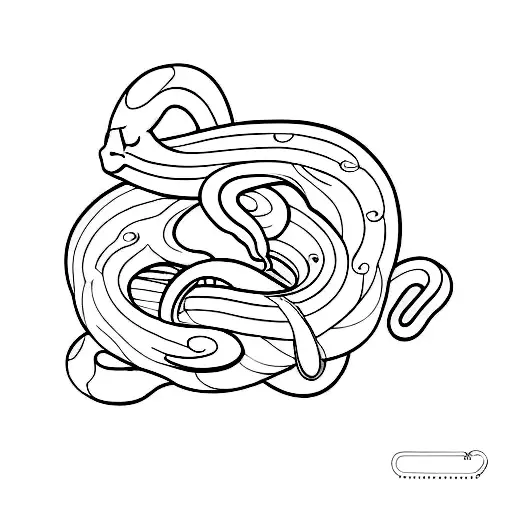 One Line Snake