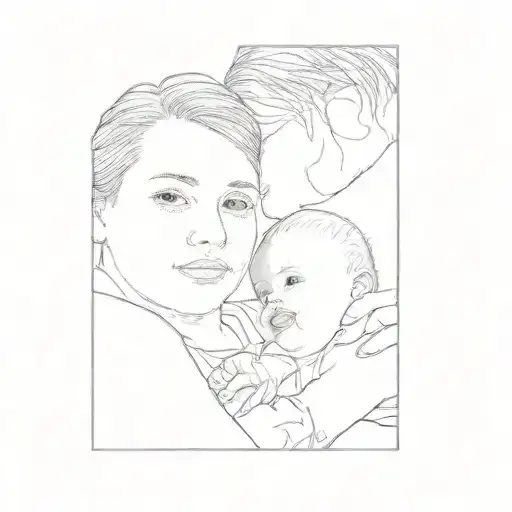 A Woman Holding A Baby