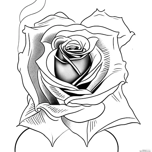 Rose With Writing