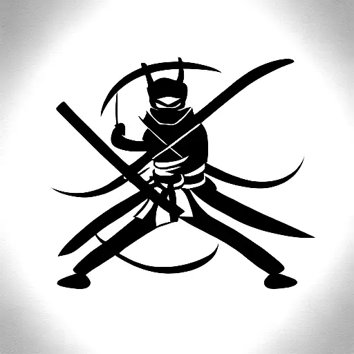 Ninja With Katana Demon