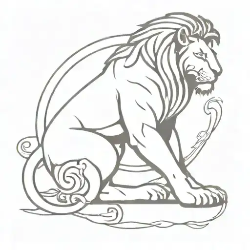 Hercules With Lion