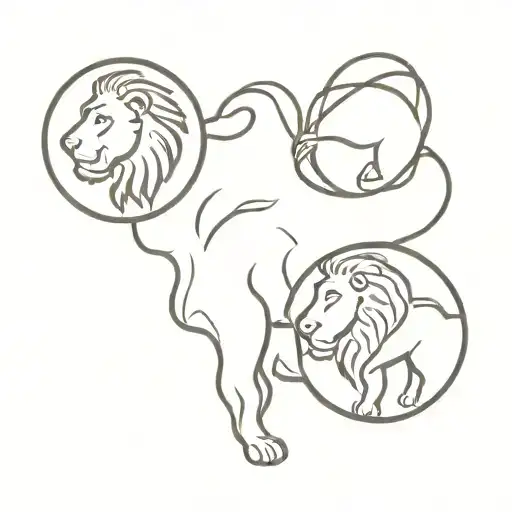 A Coin With Hercules And A Lion