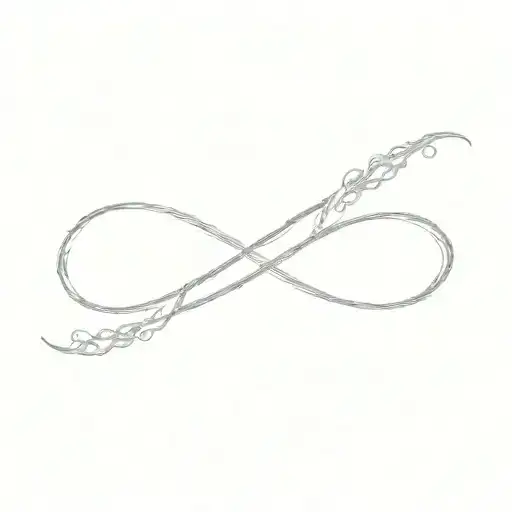 The Infinity Symbol With Medusa Gorgon