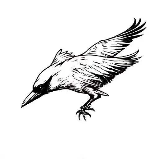 Crow Flying