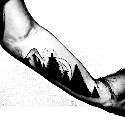 Landscape With Forest Esferical