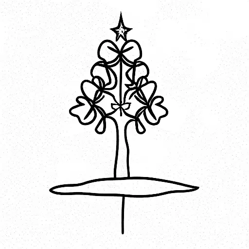 Christmas Tree And Clover