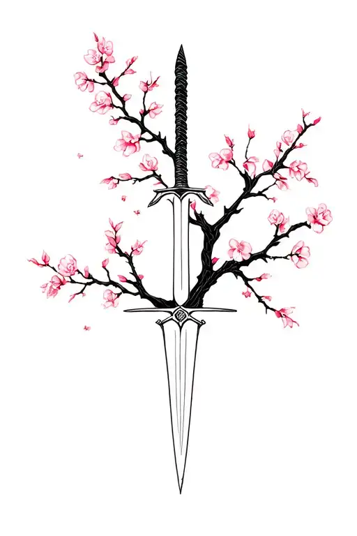 Sword And Jerry Blossom Tree