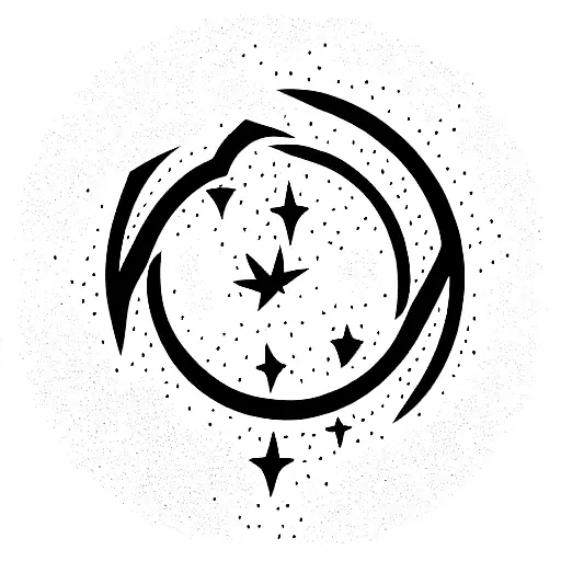 Shooting Star Infinity Sign