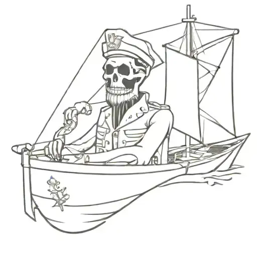 Skeleton Ship Captain