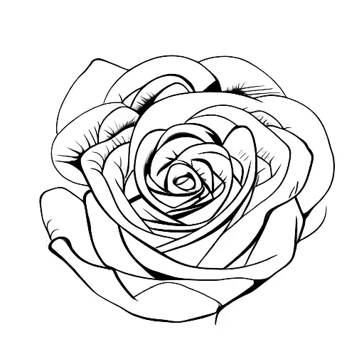 Small Black Rose