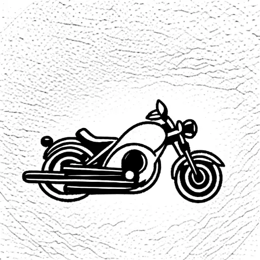 Motorbike In Mountain