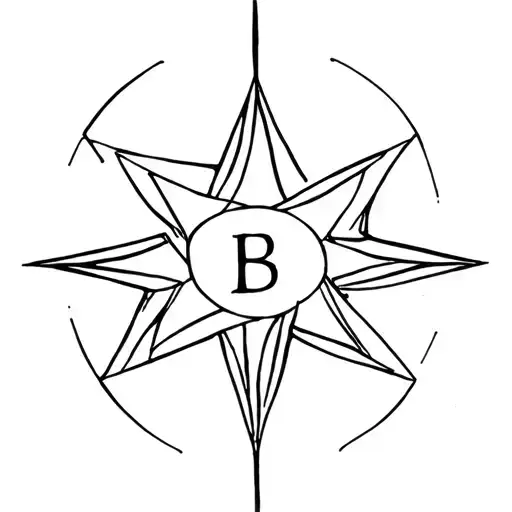 Swirly Star With The Letters Bbb In It Needs To Be These