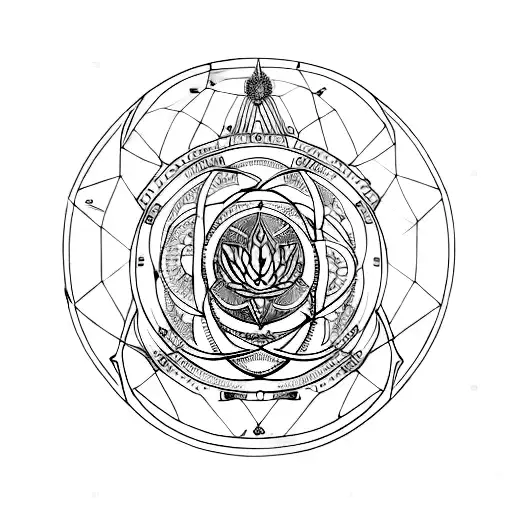 Astrolabe With Lotus