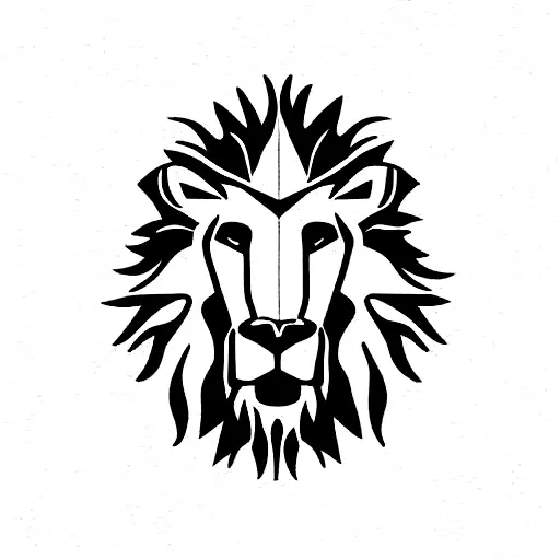 Lion And Cross Religious