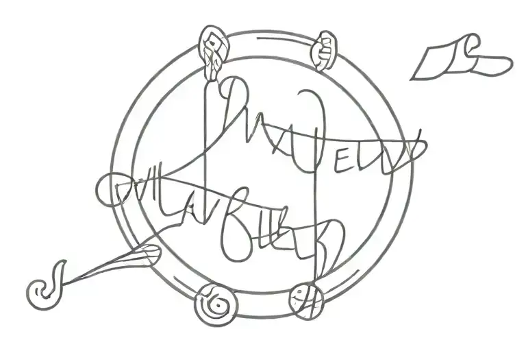 Money Talks Simple Writing