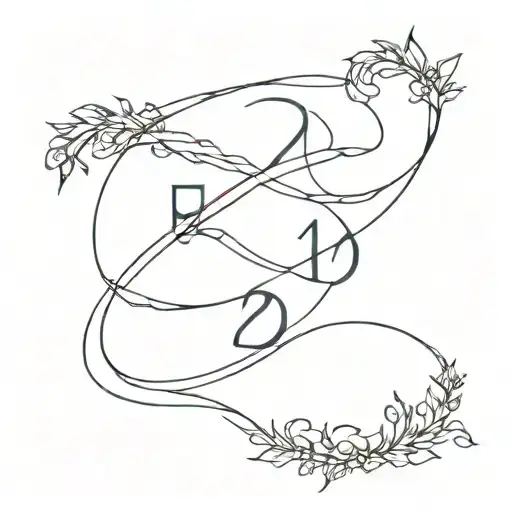 A Delicate Minimalist Design Incorporating The Date Of Death Of Your Grandfather