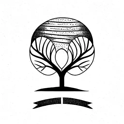 Family Tree Fine Line