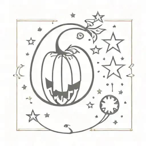 I Love You Pumkin Crescent Moon Stars