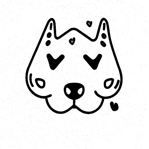 Dog Face With Words Tu Amor Me Inspira