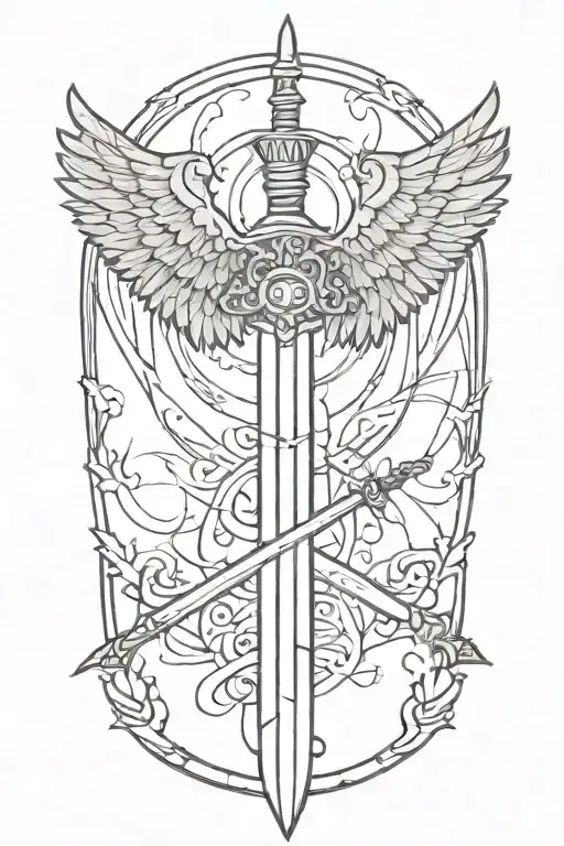 Wing With Sword