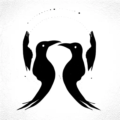 The Two Crows Of Odin