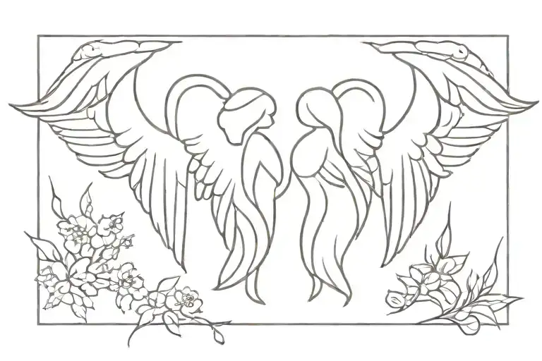 Small Memorial For Mom Angel Wings With Mother And Daughter Meaning