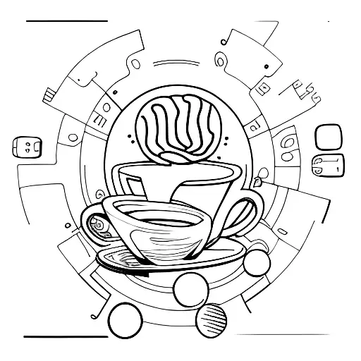 Coffee Beans Forming A Video Game Controller