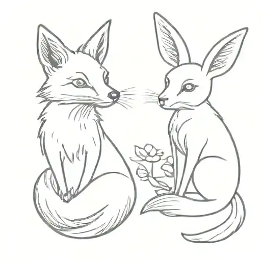 Fox And Rabbit