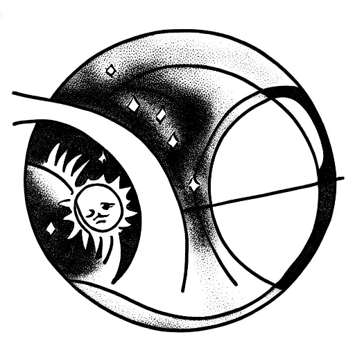 Sun And Moon One Line