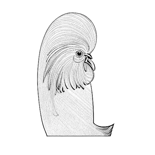 A Rooster Wearing A Crown