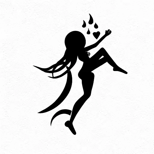 Minimalist Moon Fairy