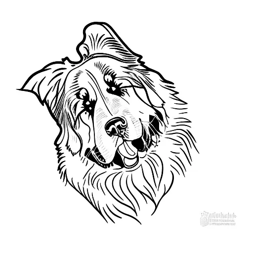 Bernese Mountain Dog Sleeping