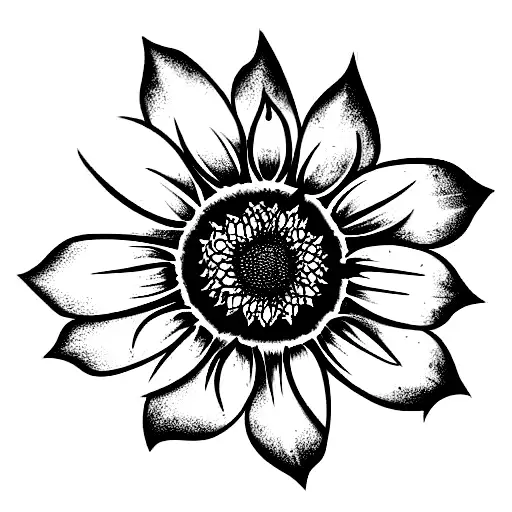 Madala With Sunflower