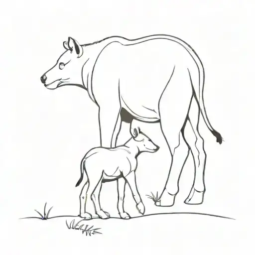 Wildlife With Father Daughter