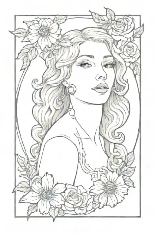 Venus Boticelli In The Famous Friends Frame