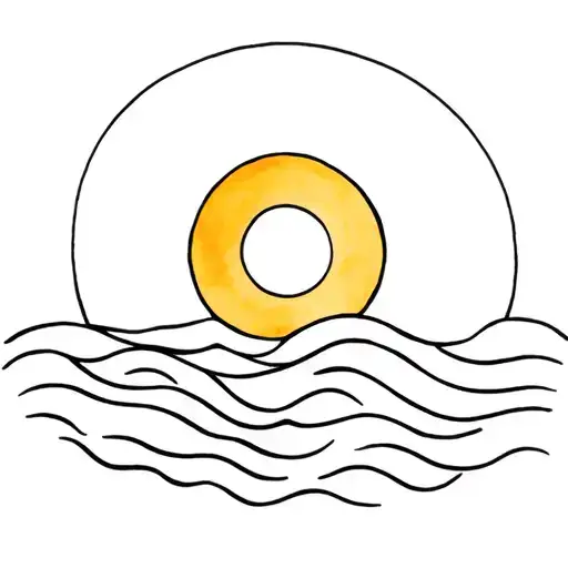 The Sun Inside With The Waves