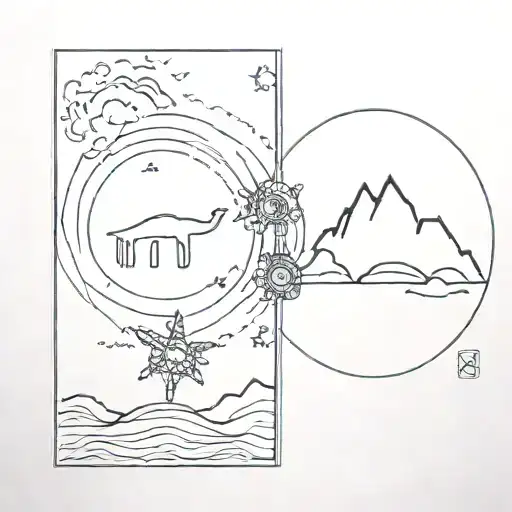 Matching Tattoo Bestie Travel