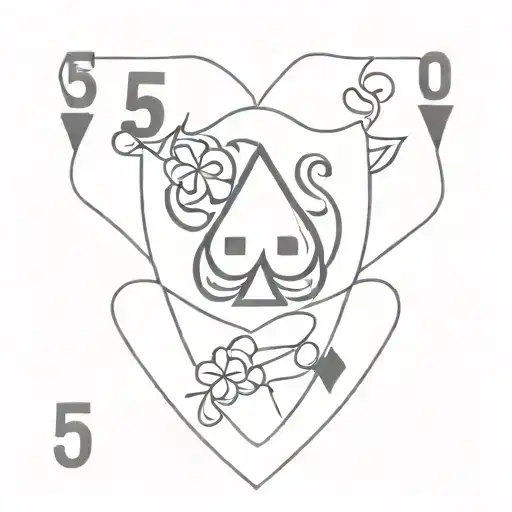 5 Of Clubs And 10 Of Clubs Playing Card