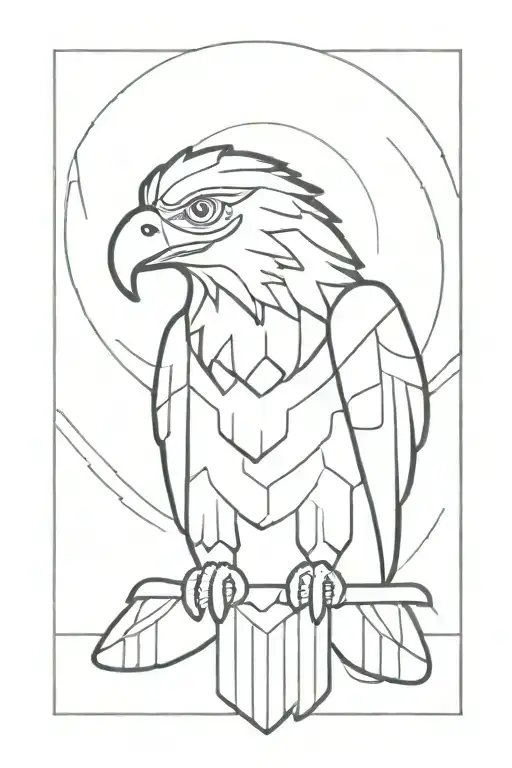 Eagle Totem Inca Style