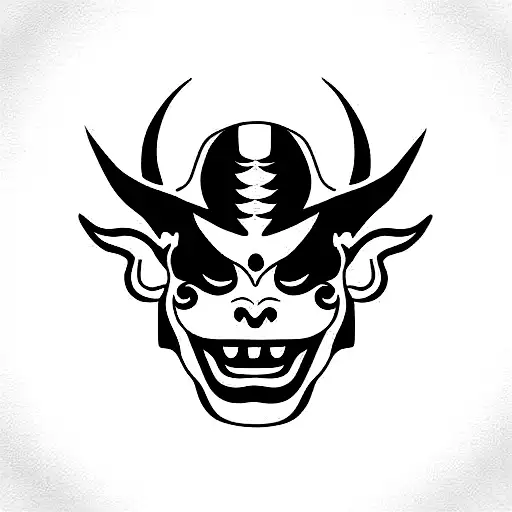Japanese Demon Mask