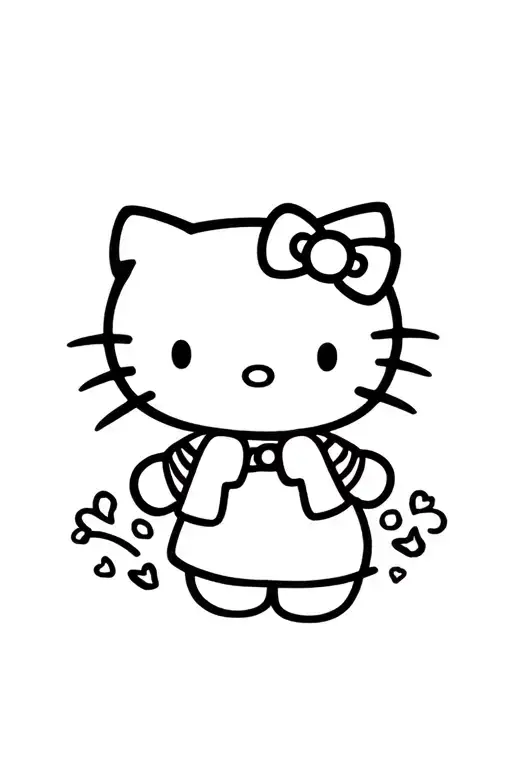 Hello Kitty In Different Types And Hello Kitty Attributes