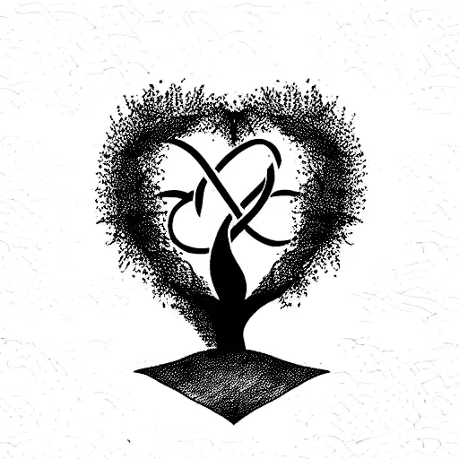 Tree Of Asgard With Heart Center Per Wedding