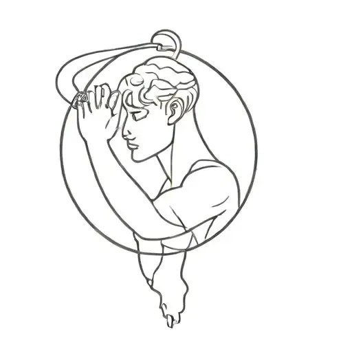 Atlas Holding The World And The World Is Wearing A Dog Collar