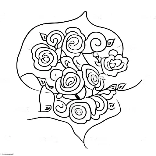 A Delicate Flower Vine Spelling Out 'Poetry'