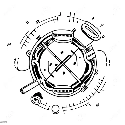 A Typewriter Surrounded By Swirling Coffee Steam