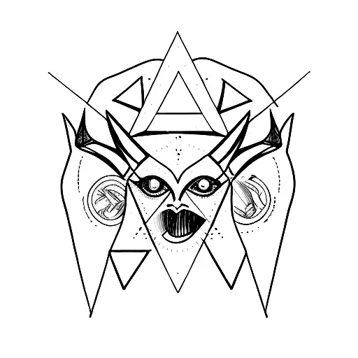 Triangle With A Space Inside