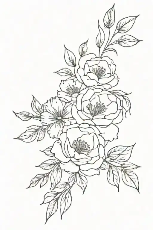 Birth Flower Bouquet